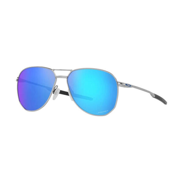 OAKLEY | NEW | CONTRAIL | 4147 - 03 | SATIN CHROME | PRIZM SAPPHIRE - Picture 1 of 4